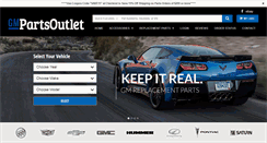 Desktop Screenshot of gmpartsoutlet.net